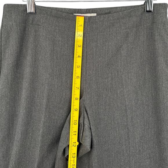 Talbots Heritage Gray Flat‎ Front Straight Leg Stretch Dress Pants Petite 10 - Picture 6 of 7